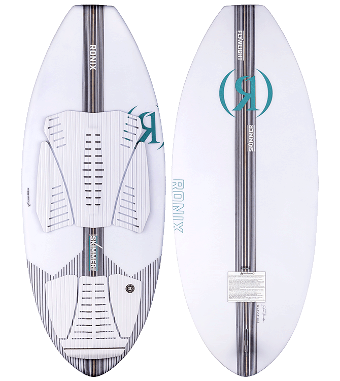 RONIX 2023 - Flyweight Pro - Skimmer - Glacier White / Carbon / Aqua