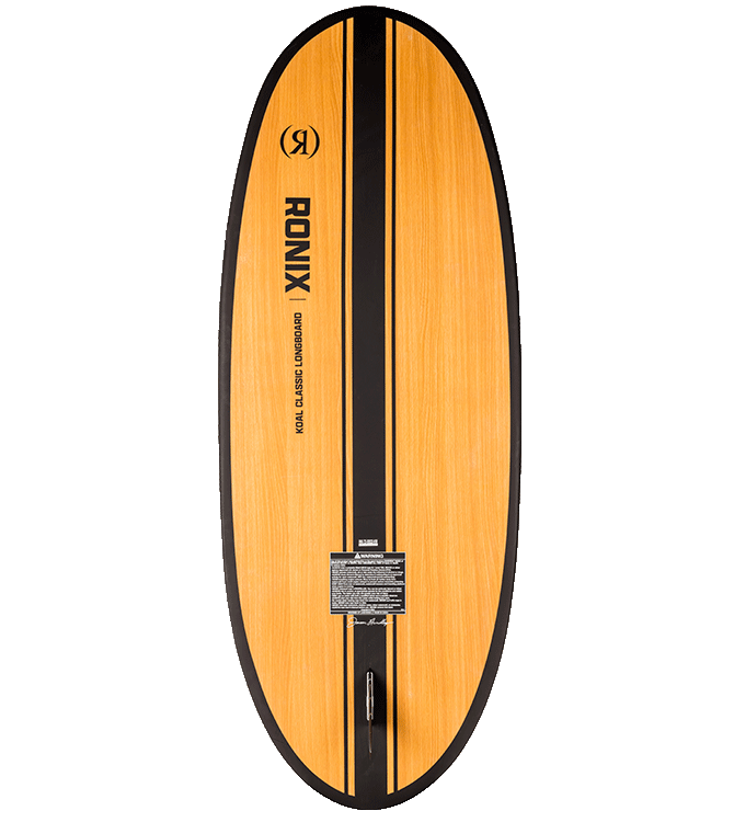 RONIX WAKESURF 2023 - Koal Classic - Longboard - Matte Black / Redwood