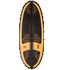 RONIX 2023 - Koal Classic - Longboard - Matte Black / Redwood