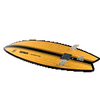 RONIX WAKESURF 2026 - Koal Classic - Fish - Glossy Black / Bamboo