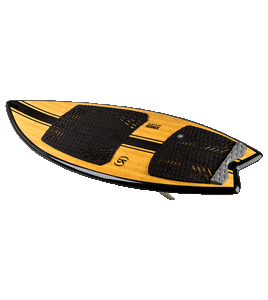 RONIX WAKESURF 2025 - Koal Classic - Fish - Glossy Black / Bamboo