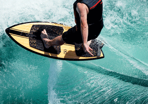RONIX WAKESURF 2025 - Koal Classic - Fish - Glossy Black / Bamboo