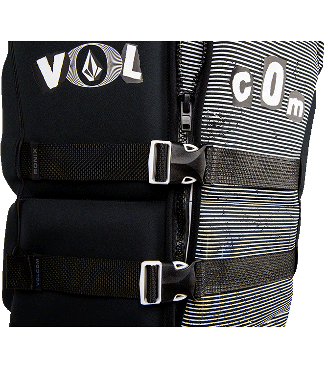 Ronix Volcom - Capella 3.0 - CGA Life Vest - Black / White Clippings (2025)