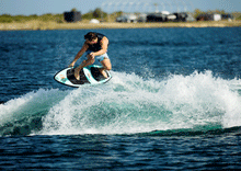 Load image into Gallery viewer, RONIX WAKESURF 2023 - Standard Core - Brightside w/ Straps - Tide Pool Blue
