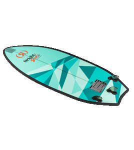 RONIX WAKESURF 2023 - Standard Core - Brightside w/ Straps - Tide Pool Blue