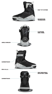 RONIX BOOTS - Supreme BOA - Intuition - Dove Grey / Black