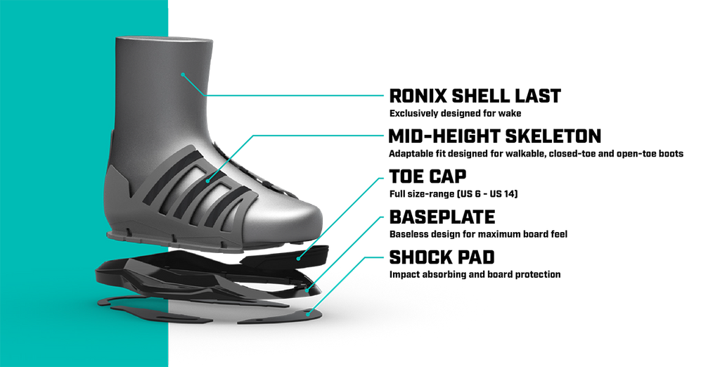 RONIX BOOTS 2025 - Kinetik Project EXP - Intuition - White /  Black