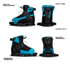 RONIX KID BOOTS - Vision - Stage 1 - Black / Blue