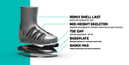 RONIX KID BOOTS - Vision - Stage 1 - Black / Blue