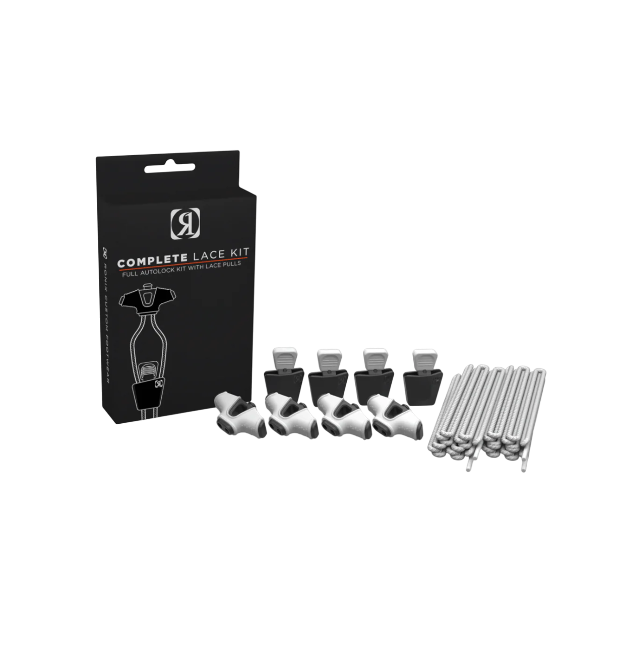 Ronix Complete Lace Kit - (set of 4 Laces, 4 AutoLocks, 4 Pull Handles)
