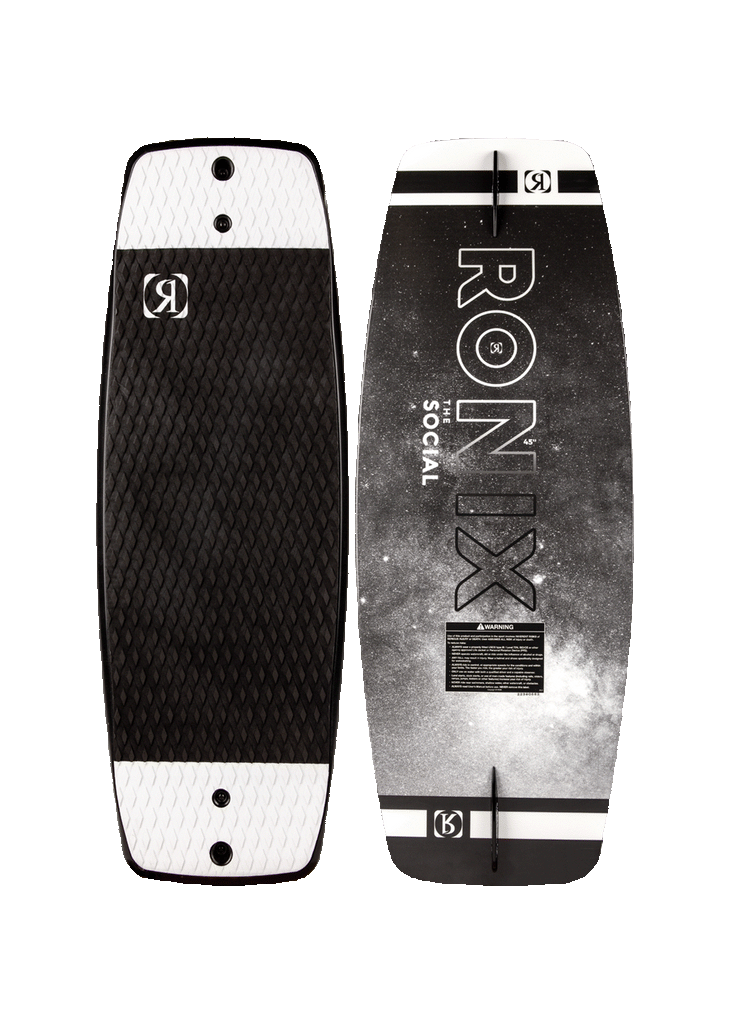 RONIX WAKE SKATE - Social - White / Black / Galaxy - 45 in.