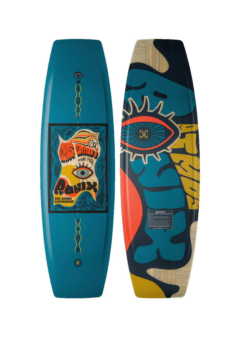 RONIX PARKBOARDS - ATMOS- SPINE FLEX (2024) - Psychedelic Blue