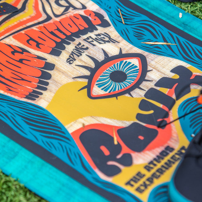 RONIX PARKBOARDS - ATMOS- SPINE FLEX (2024) - Psychedelic Blue
