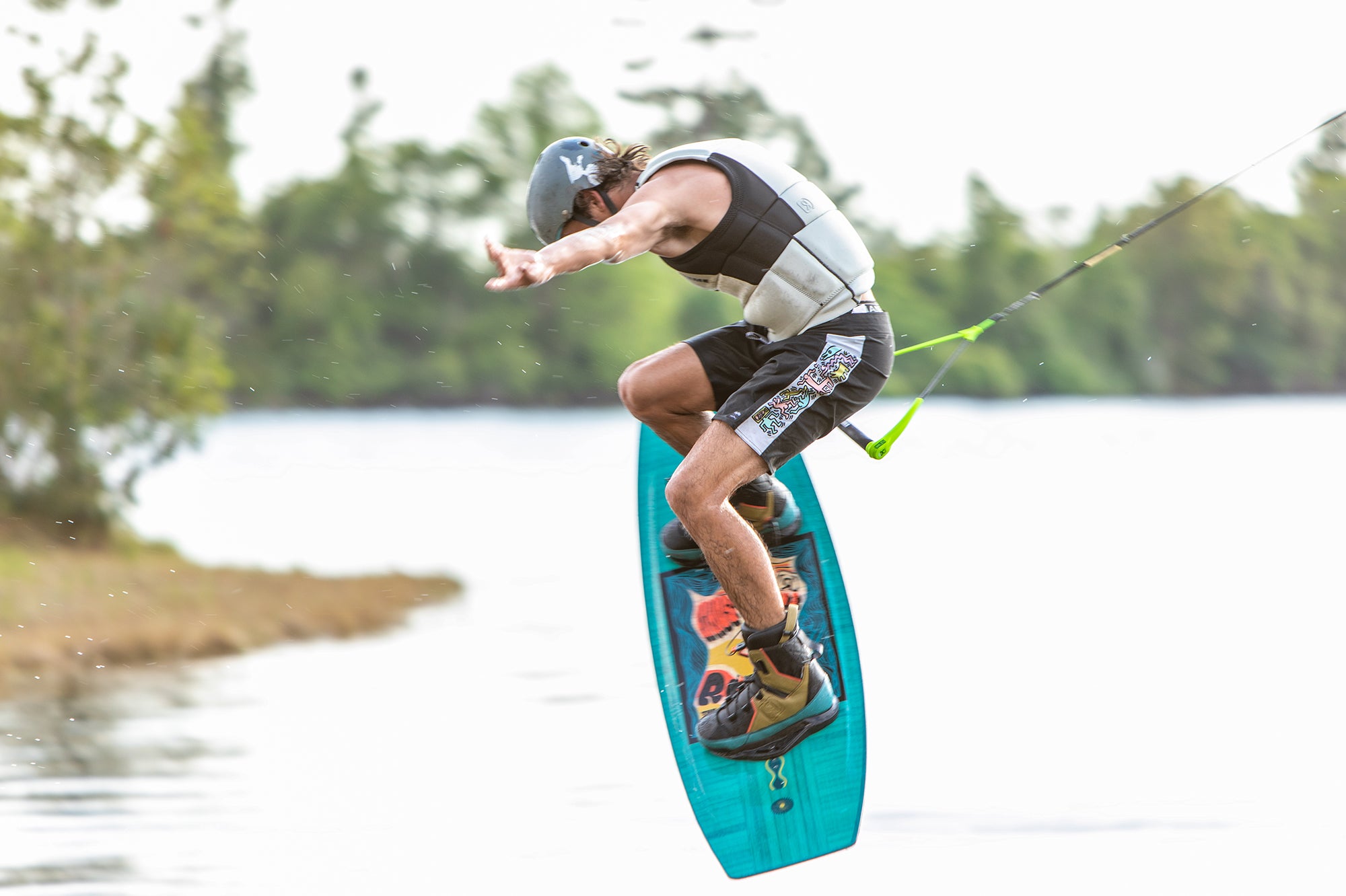 RONIX PARKBOARDS - ATMOS- SPINE FLEX (2024) - Psychedelic Blue