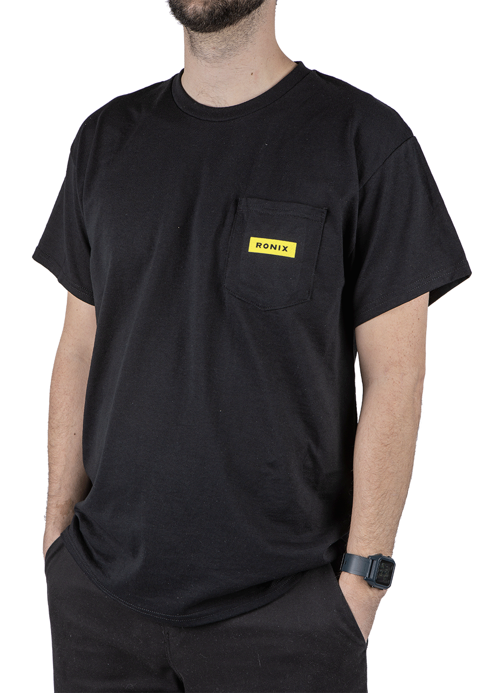 RONIX - MEGACORP - Pocket T-Shirt (2024) - Black / Yellow