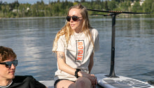 Load image into Gallery viewer, RONIX - Women&#39;s Lake - T-Shirt (2024) - Oatmeal / Neon Pink
