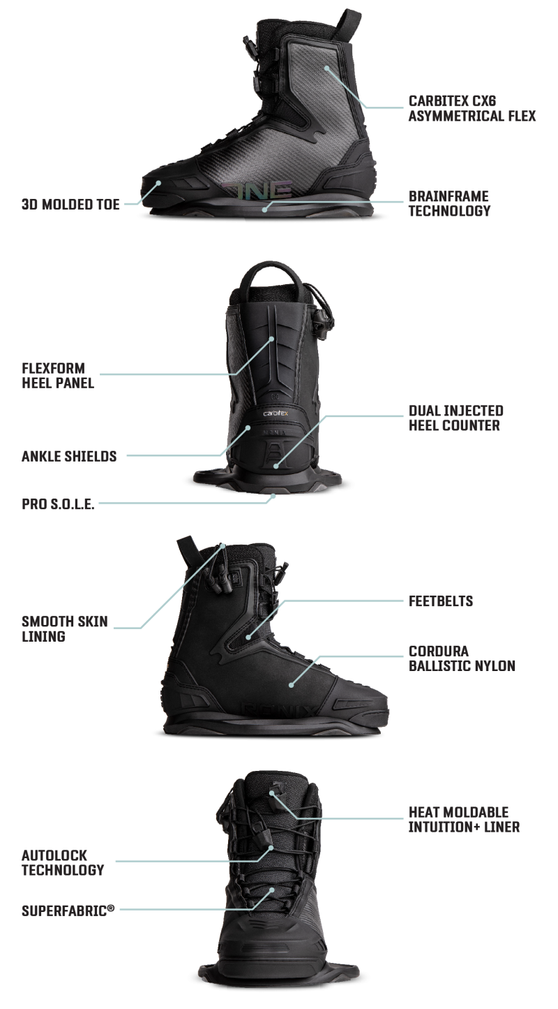 RONIX BOOTS - ONE - INTUITION (2024) - Carbitex / Aurora
