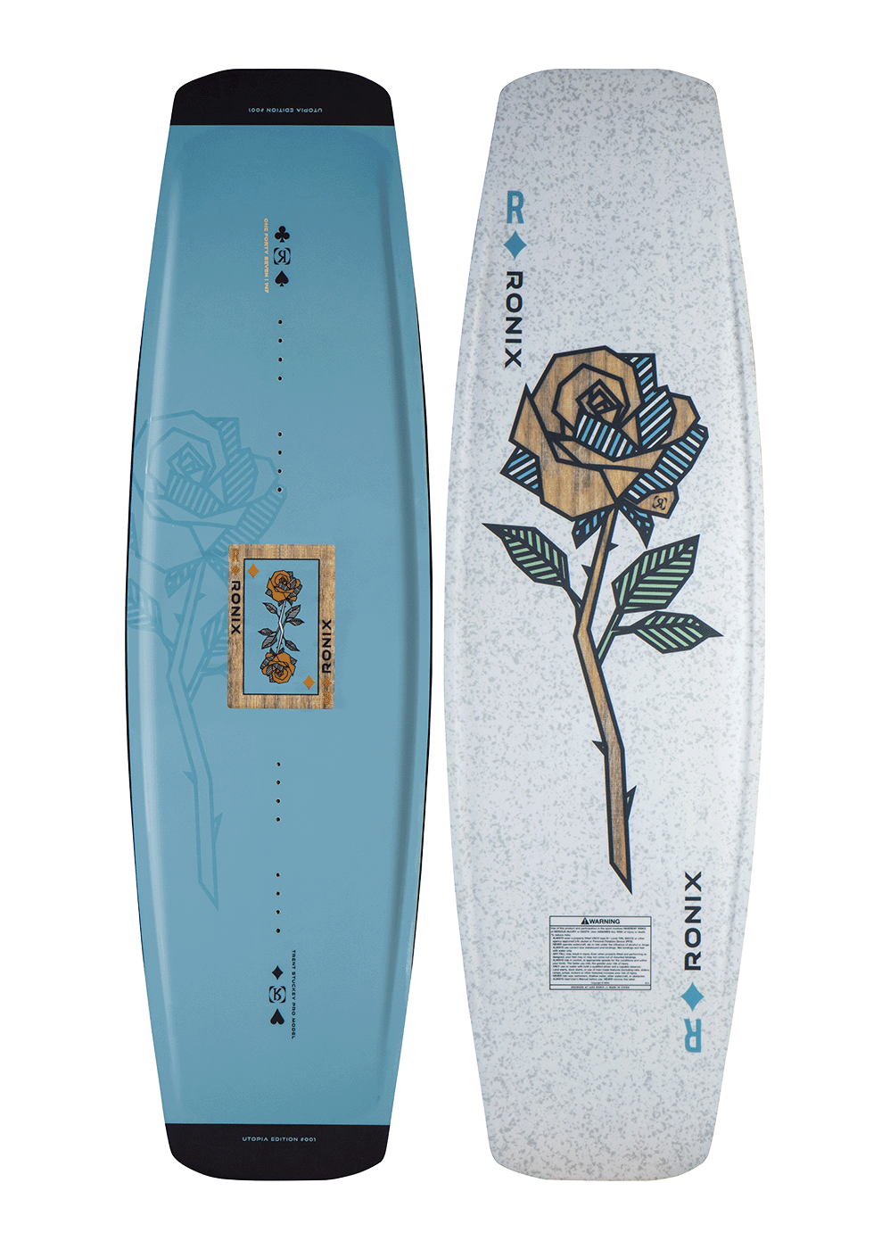 RONIX PARKBOARDS - UTOPIA VARIABLE FLEX (2024) - Blue / Rose
