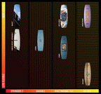 RONIX PARKBOARDS - UTOPIA VARIABLE FLEX (2024) - Blue / Rose