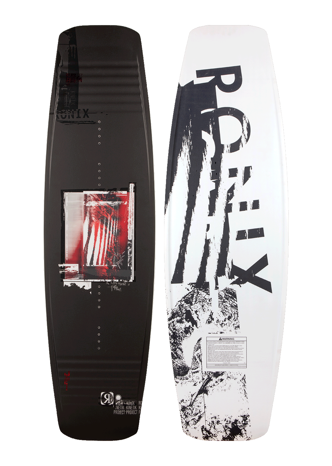 RONIX WAKEBOARDS 2025 - Kinetik Project - Springbox 2 - Shattered Black