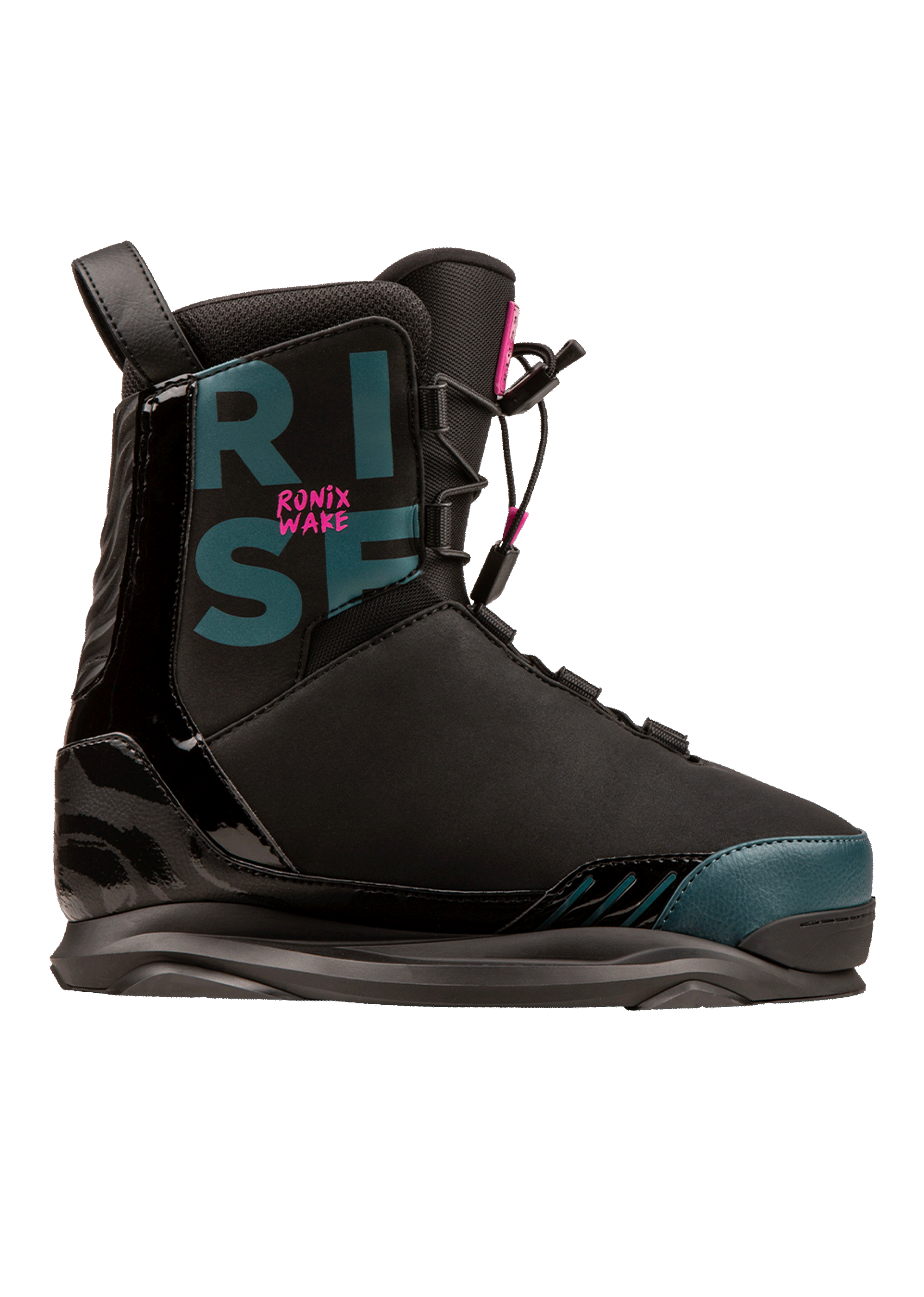 RONIX BOOTS 2025 - Rise - Intuition - Black / Teal / Pink