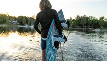 Load image into Gallery viewer, RONIX WAKEBOARDS 2025 - Boy&#39;s RX1 - Air Core 3 - Electric Trident
