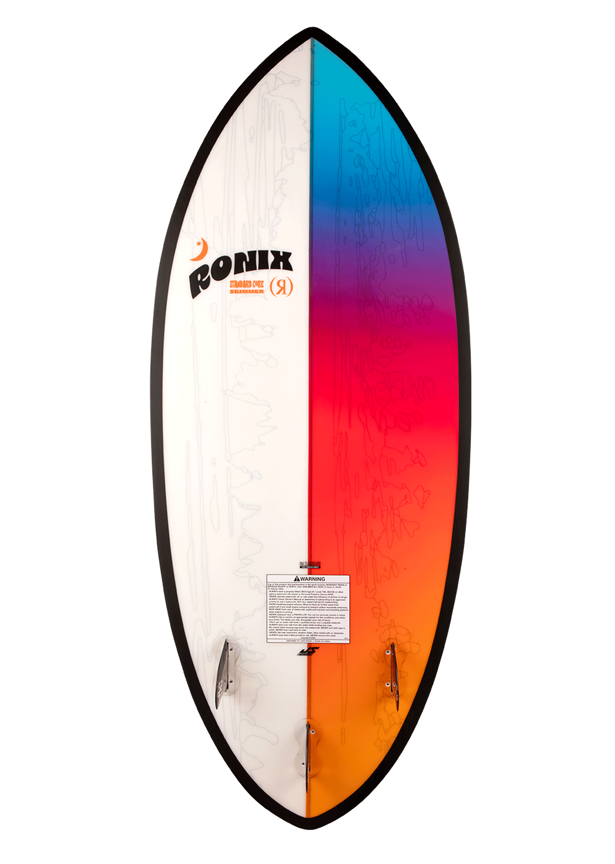 RONIX WAKESURF 2025 - Standard Core - Skimmer - Skyscape Blue / Red