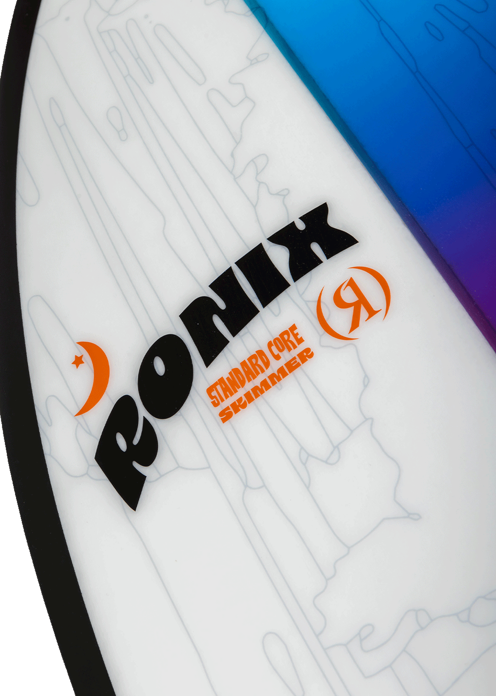 RONIX WAKESURF 2025 - Standard Core - Skimmer - Skyscape Blue / Red