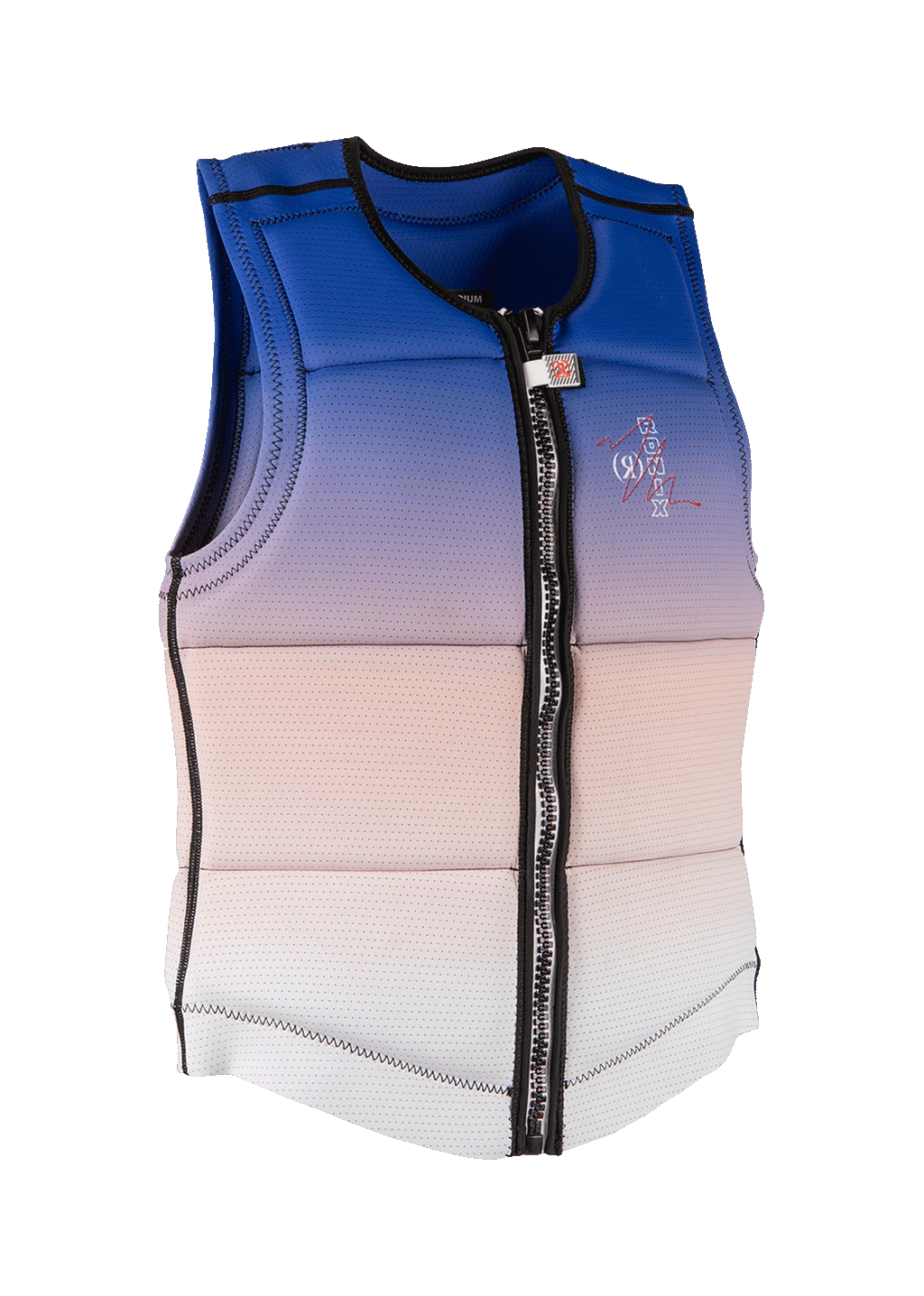 Ronix Coral - Women's CE Approved Impact Vest - White / Blue Fade