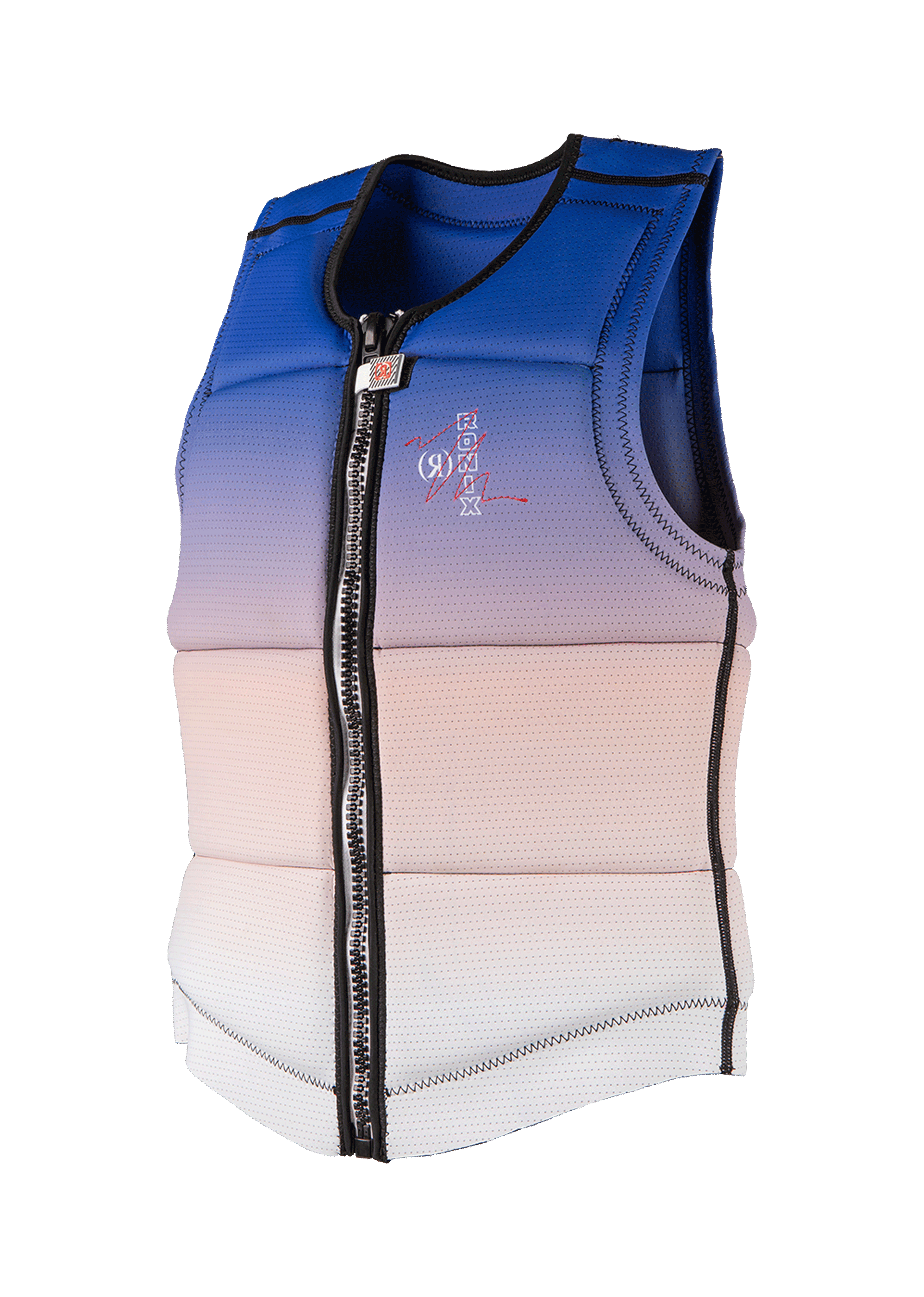 Ronix Coral - Women's CE Approved Impact Vest - White / Blue Fade