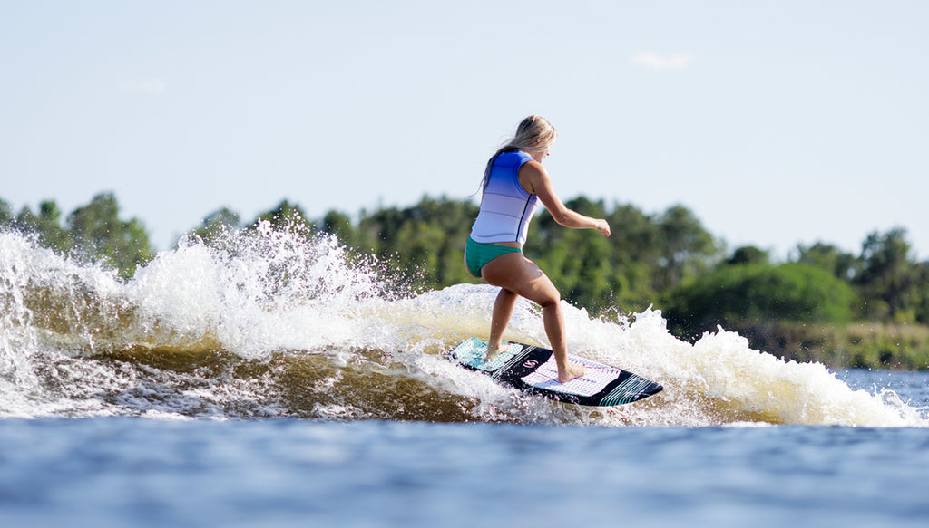 Ronix Coral - Women's CE Approved Impact Vest - White / Blue Fade