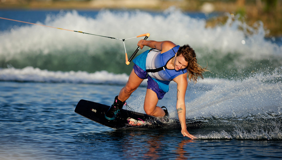 Ronix Coral - Women's CE Approved Impact Vest - White / Blue Fade