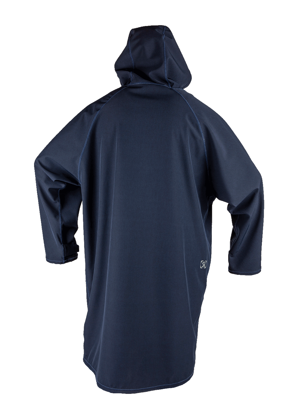 Ronix Head Honcho Poncho - Wet / Dry Zip Up - Navy Blue / Grey