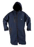 Ronix Head Honcho Poncho - Wet / Dry Zip Up - Navy Blue / Grey