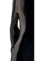 Ronix Head Honcho Poncho - Wet / Dry Zip Up - Navy Blue / Grey