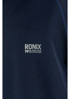 Ronix Head Honcho Poncho - Wet / Dry Zip Up - Navy Blue / Grey