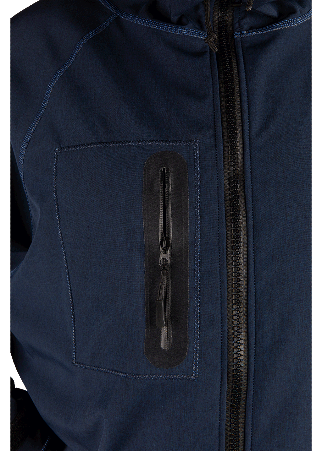 Ronix Head Honcho Poncho - Wet / Dry Zip Up - Navy Blue / Grey