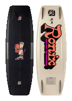 RONIX WAKEBOARDS 2025 - Quarter 'Til Midnight SF - Skate Black / Coral
