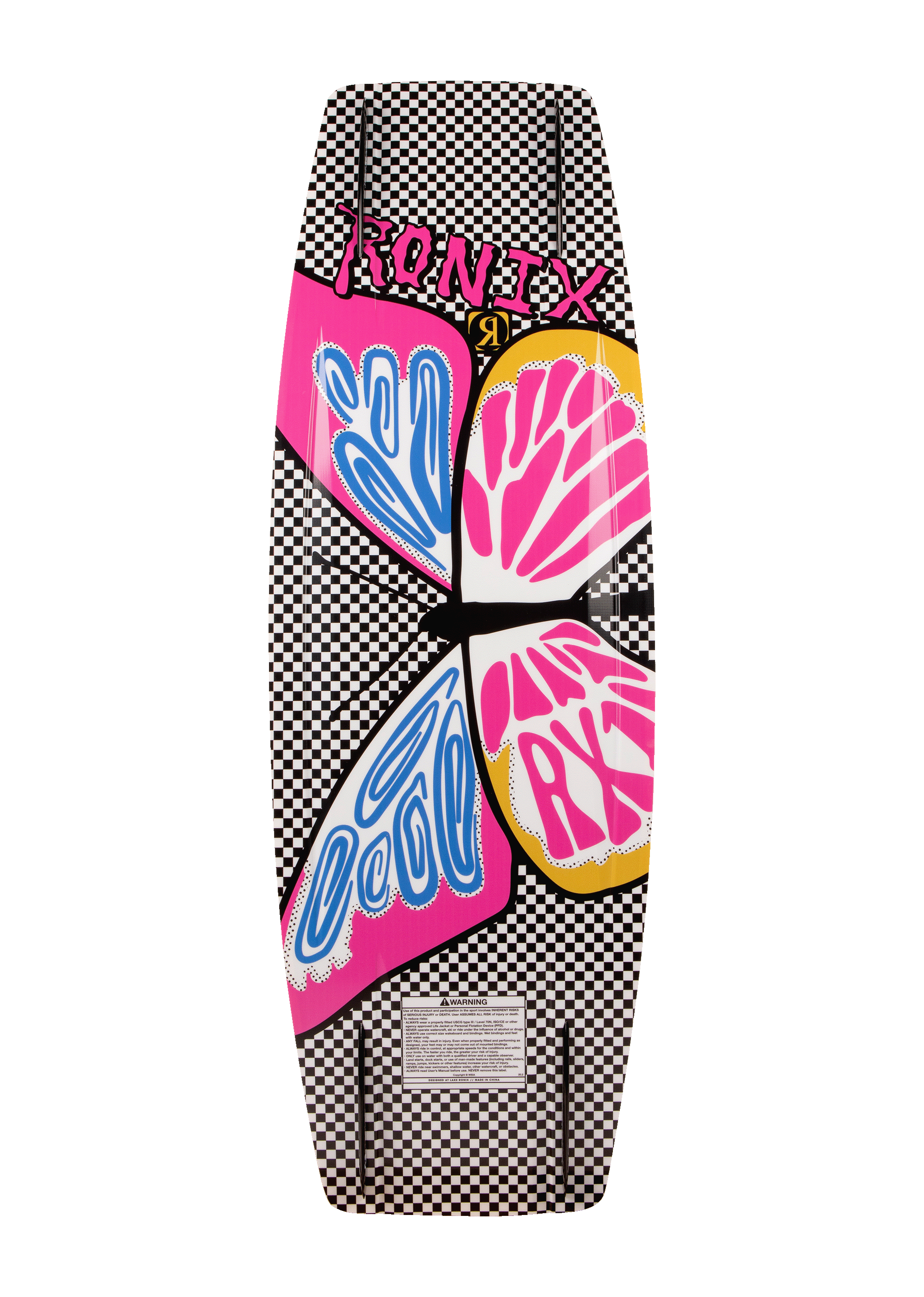 RONIX WAKEBOARDS 2025 - Girl's RX1 - Air Core 3 - Checkered Butterfly