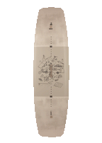 RONIX PARKBOARDS 2025 - Pinpoint - All Over Flex board Sand / Sketchy Vitals