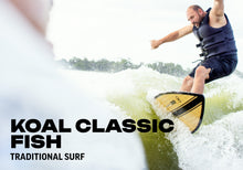 Load image into Gallery viewer, RONIX WAKESURF 2025 - Koal Classic - Fish - Glossy Black / Bamboo
