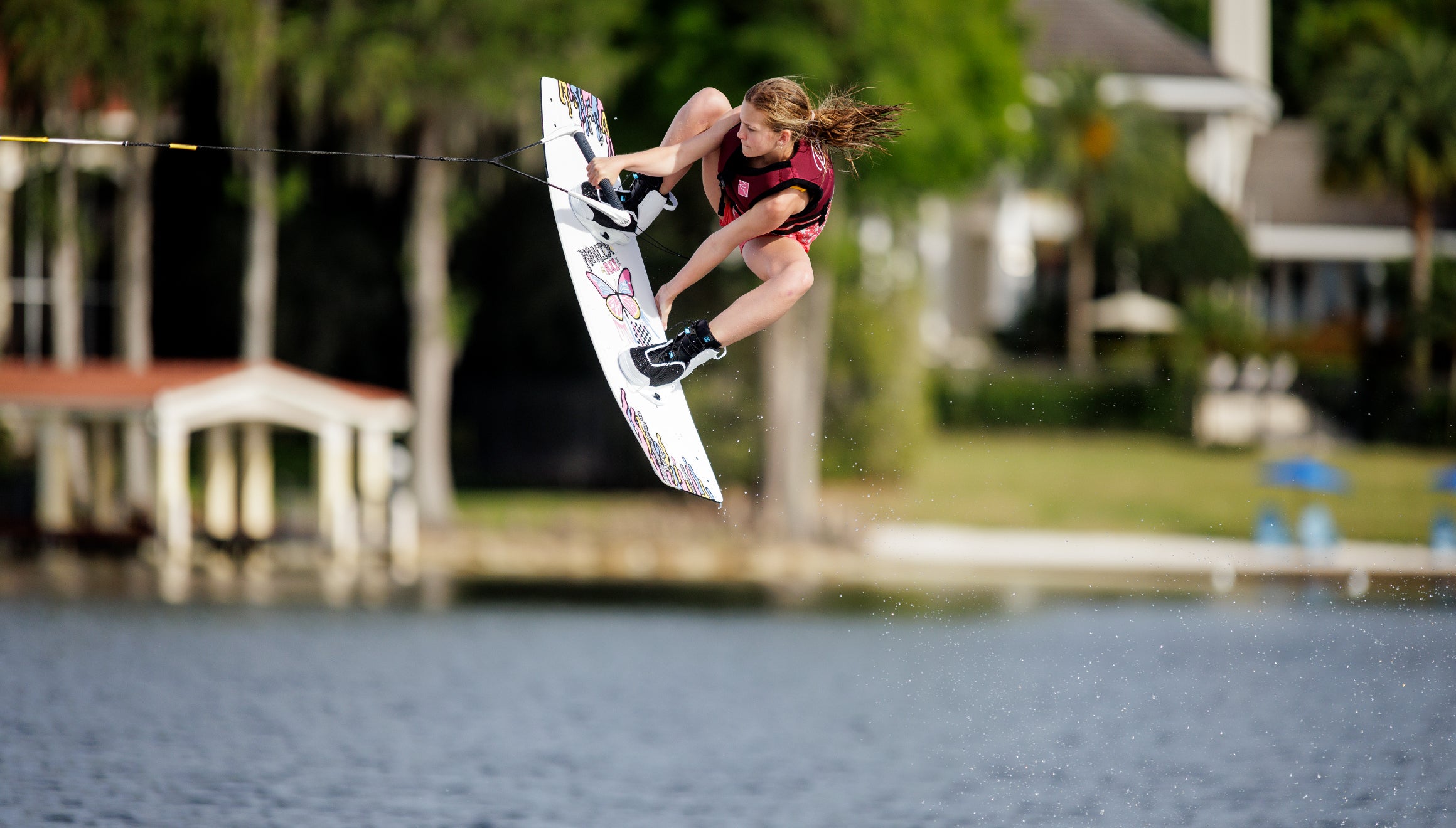 RONIX WAKEBOARDS 2025 - Girl's RX1 - Air Core 3 - Checkered Butterfly