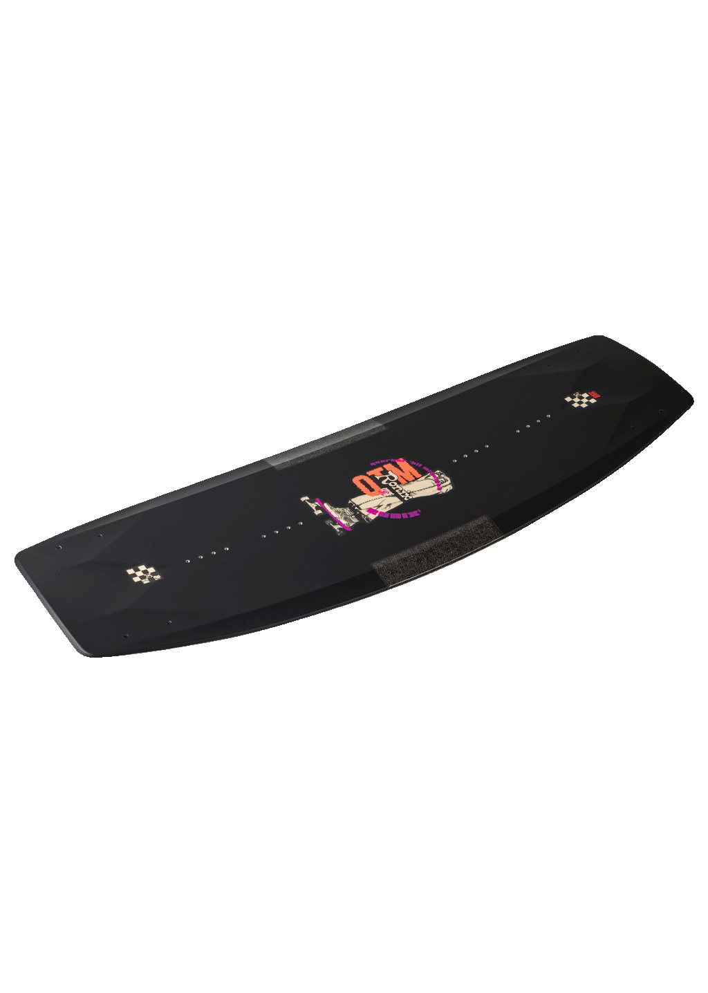 RONIX WAKEBOARDS 2025 - Quarter 'Til Midnight SF - Skate Black / Coral