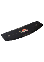RONIX WAKEBOARDS 2025 - Quarter 'Til Midnight SF - Skate Black / Coral