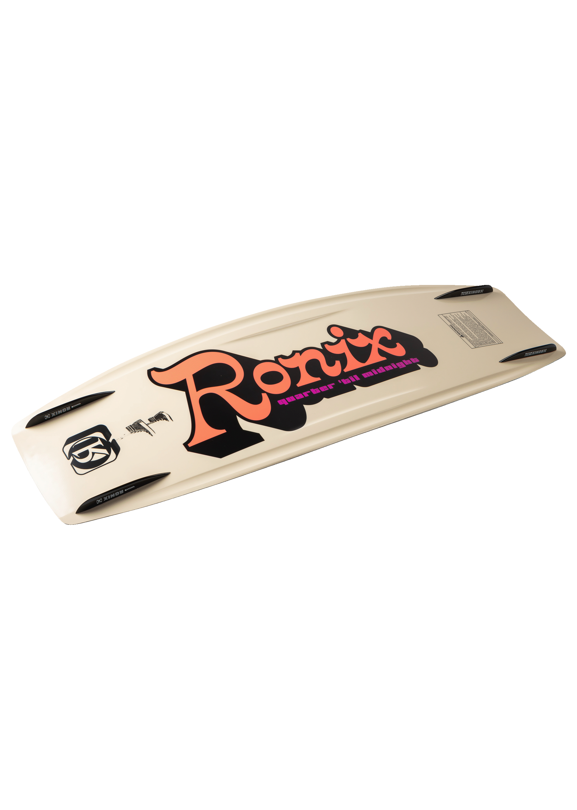 RONIX WAKEBOARDS 2025 - Quarter 'Til Midnight SF - Skate Black / Coral