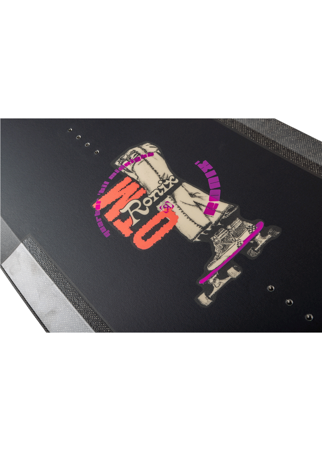 RONIX WAKEBOARDS 2025 - Quarter 'Til Midnight SF - Skate Black / Coral