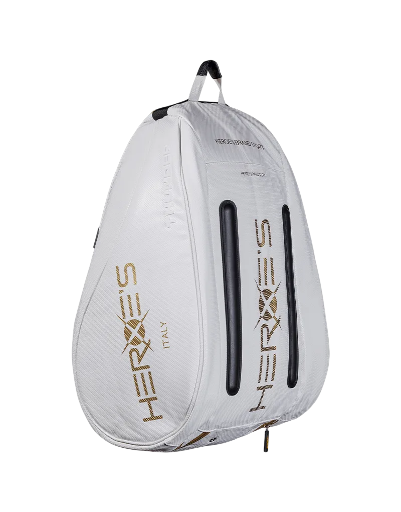 HEROES THUNDER ATLAS PADEL BAG - CREAM - GOLD
