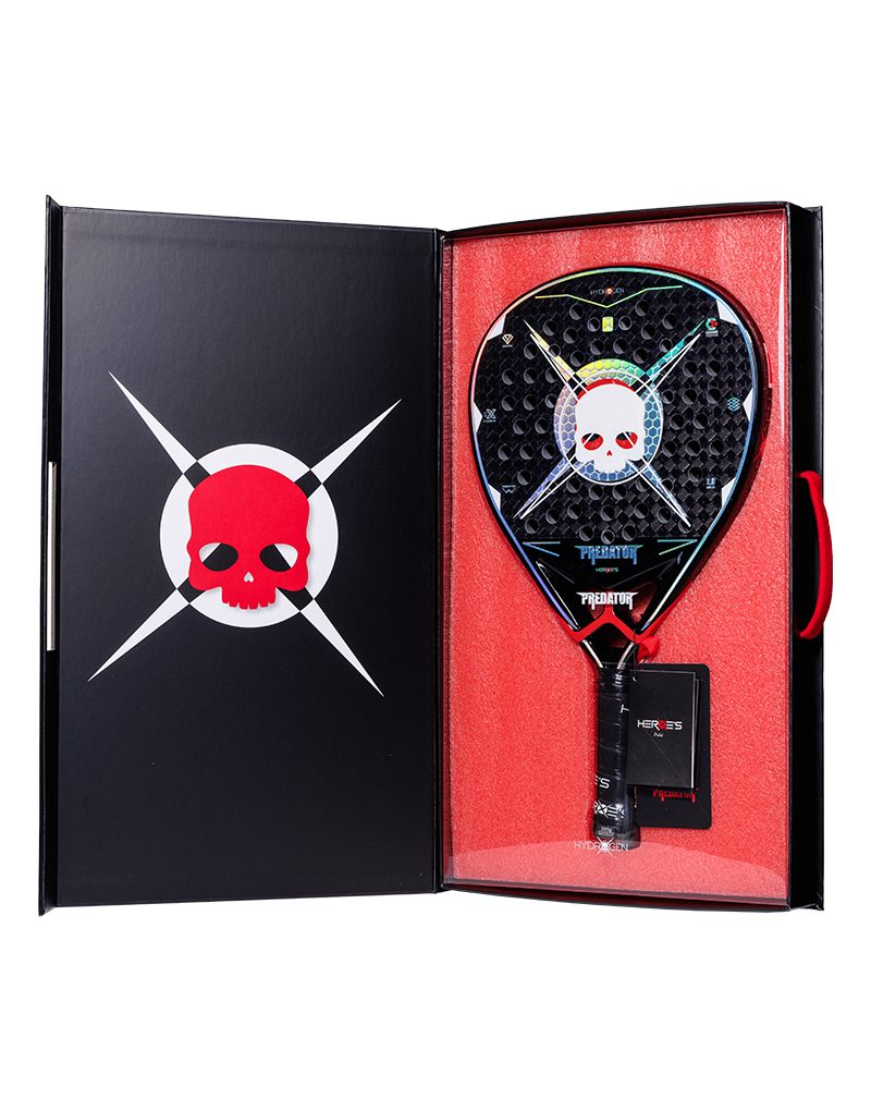 HEROES - PADEL RACKET - PREDATOR LTD HYDROGEN (rossa)