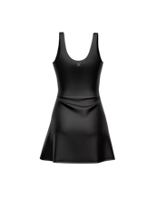 Load image into Gallery viewer, HEROES WOMAN&#39;S MEROPE WHITE DRESS - BLACK
