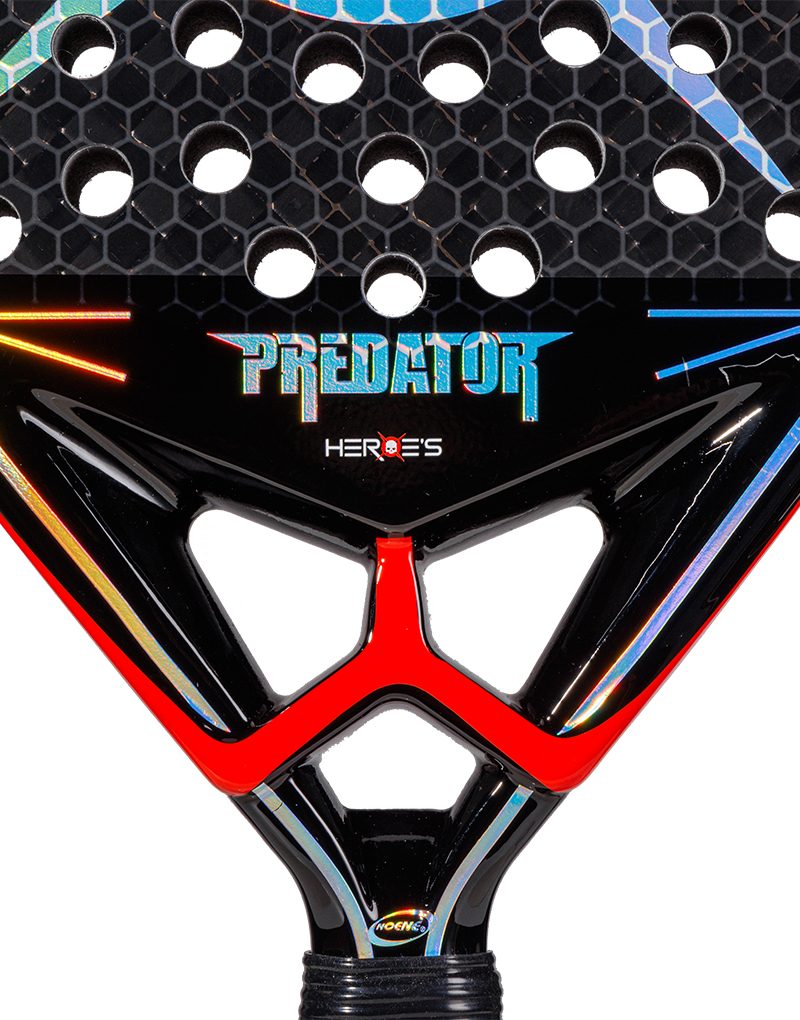 HEROES - PADEL RACKET - PREDATOR LTD HYDROGEN (rossa)